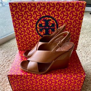Tory Burch Gabrielle 100mm wedge sandals